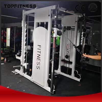 China Full Body Exercise Multifunctional Frame Free Half Squat Rack Machine 1800*1750*2300mm for sale