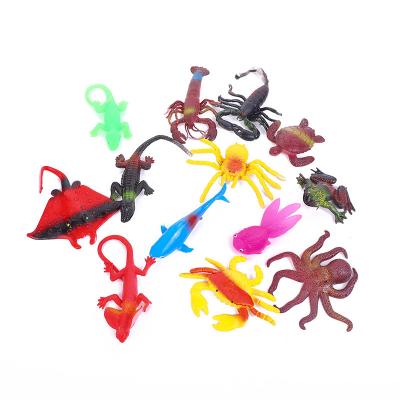 China Youth Simulation Spider Scorpion Snake Halloween (15-35 Years Old) Large Mouse Soft Rubber Centipede Spoof Tricky Scary Insect Toys for sale