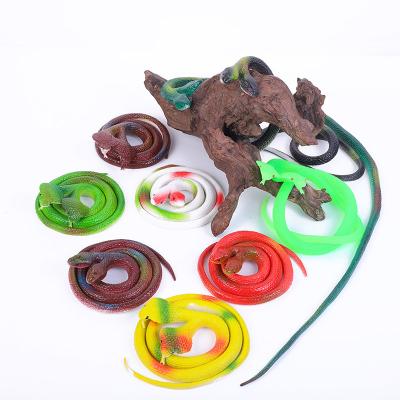 China Children's toys LGW054 TPR simulation snake for party snake sticky soft rubber toys for kids for sale