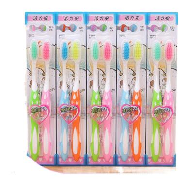 China Wholesale Home Comfortable Massage Comfortable Handle Adult Soft Toothbrush for sale