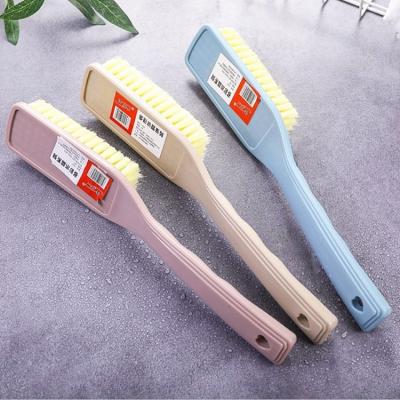 China wholesale wool nylon multifunctional portable soft shoe brush household cleaning brush laundry wire shoe plastic brush for sale