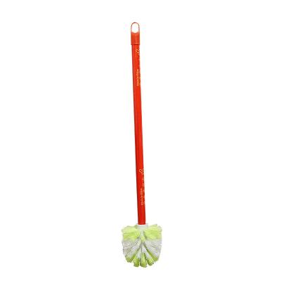 China Wholesale Plastic Long Handle Toilet Brush Toilet Cleaning Brush Around Wooden Handle Toilet Brush for sale