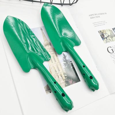 China Professional Wholesale Garden Shovel Scoop Stainless Steel Tool Kit Bonsai Shovel Rake Flower Planting Garden Shovel for sale