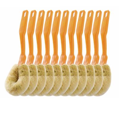 China Viable Hot Selling Bamboo Plastic Pot Cleaning Tools Long Handle Dish Brush Dish Brush Kitchen Dust Brush For Washing for sale