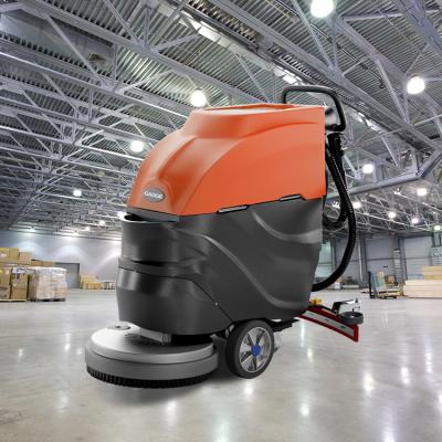 China Hotel Gaoge Factory Price A1 21 Inch Industry Cleaning Equipment Walk-Behind Hand Push Floor Scrubber Dryer For Shopping Mall for sale