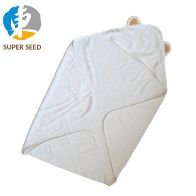 China SuperSeed AB-11503 Baby Towel QUICK DRY Organic Bamboo Cute Hooded Bamboo for sale