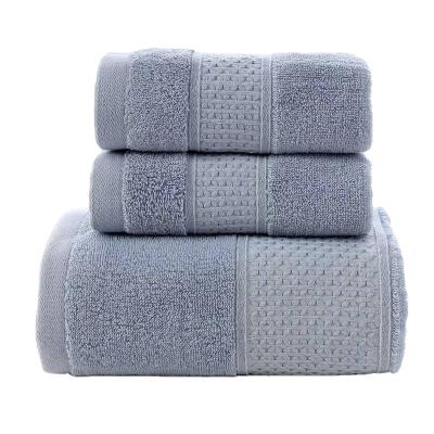 China QUICK DRY custom door gift towel for bath towel sets in gift box for sale