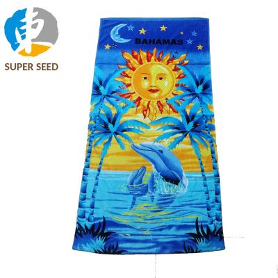 China 2018 QUICK DRY wholesale summer style beach towel and cute sun towel for custom copy for sale