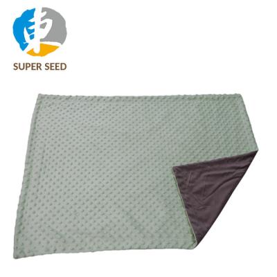 China Anti-pilling SuperSeed AG-0714 2 Layer Stitch Milestone Blanket Baby Blanket for sale