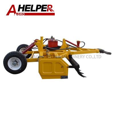 China Cultivate high quality farm leveling land laser leveler grader for tractor engine graders for sale