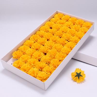 China Colorful Preserved Soap Flower Nature Carnation Shape Flower Soap For Bouquet Material Arrangement for sale