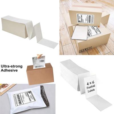 China Discount Price 4x6x2000 State Waterproof Blank Computer Thermal Label Replacement For Zebra Label Printer for sale