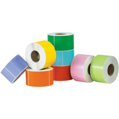 China Waterproof Colored Labels Color Self Adhesive Labels Direct Thermal Labels for sale