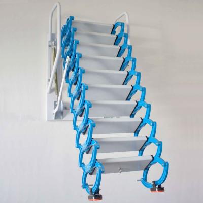 China Folding Ladders Aluminum Wall Climbing Outdoor Stairs Outdoor Wall Foldable Ladder for sale