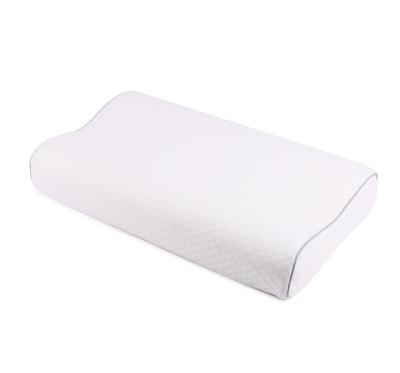 China Soft Memory Foam Pillow Vertebrae Neck Pain Relief Sleep Memory Foam Orthopedic Curved Pillow for sale