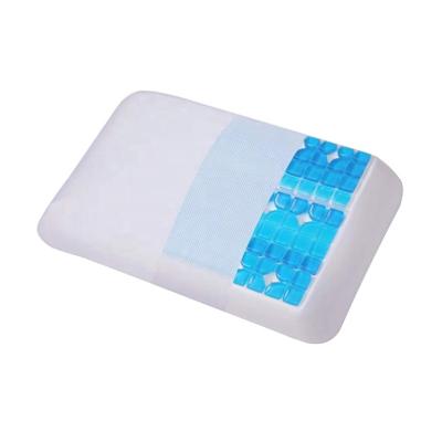 China Good Quality Hotel Memory Foam Gel Pad Wave Air Permeable Soft Cooling Pillow Double for sale