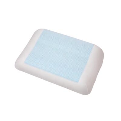 China Factory Selling Soft Luxury Sleep Bedding Memory Good Shape Double Wave Pillow With Gel for sale