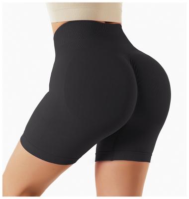 China The newcomer antibacterial booty abbreviation crack! crack! Women Yoga Seamless Gym Shorts High Waisted Logo Women Gym Yoga Shorts Custom Made for sale