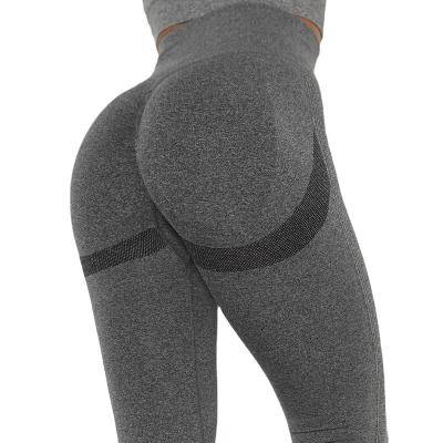 China Reversible Seamless Women Sport Crac! crack! tiktok gym yoga tight fitness leggings customized high waist workout tights pants butts crack! crack! for sale