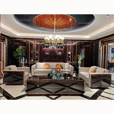 China Modern high end luxury style furniture living room sofa modern sofa 3 sener sectional sofa for sale