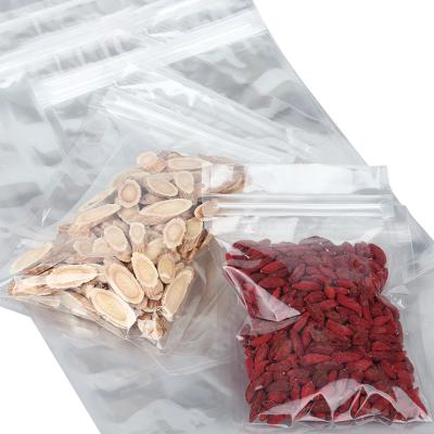 China Size 13*20+4 Size Food Grade Plastic Bag Packaging Sealing Spices Recyclable Reusable Ziplock for sale