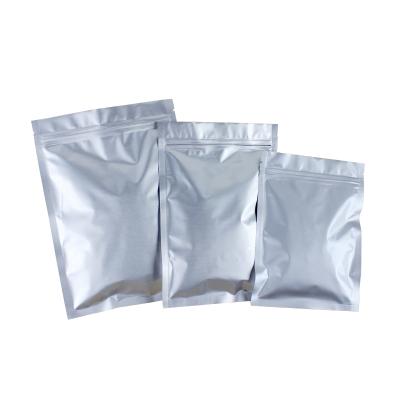 China Food Dimension 12*20 Aluminum Foil Food Zipper Bag With Logo Wholesale Bulk Pouch Bags Packaging for sale