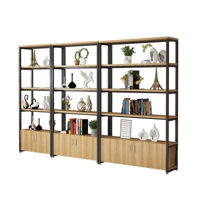 China Multi-Layer Home Storage Shelf Multi-Function Shelf Storage Rack Living Room With Wooden Multi-Function Shelves Storage Cabinet Storage for sale