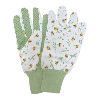 China Garden Thickened Cotton Garden Gloves Long Cotton Working Gardening Gloves for sale