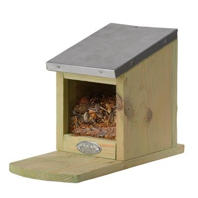 China Supplier Wood Feeder Squirrel Sustainable Verified Squirrel Feeding House for sale