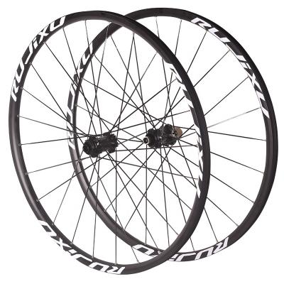 China Super Lightweight Mountain Bikes Straight Flat Spoke Mountain Bike Wheel Set 26/27.5/29 Inch Hub Carbon Fiber Hub Bicycle Wheel Set for sale