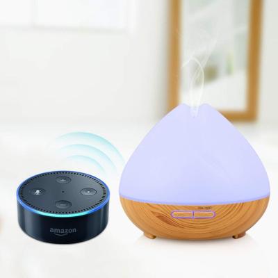 China Remote Control Ultrasonic Aromatherapy and Wood Diffuser Oli Essential Oil Diffuser Humidifier Household Diffuser for sale