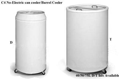 China Can Cooler HH-C4 40/50/75L D/T lid design No electric Barrel Cooler for sale