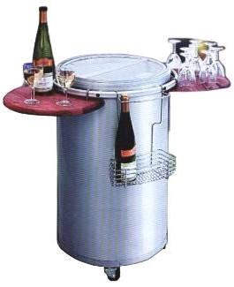 China 50L Party Cooler HH-PC50-C Barrel Cooler BBQ Fridge CE ROHS for sale