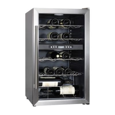 China 59 Bottles 117L Wine Cooler-Electronic Single Zone for sale