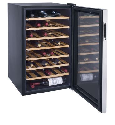 China 45 Bottles 128L Wine Cooler Single Zone (compressor Wine Cellar) for sale