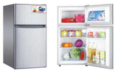 China 98L DC upright solar fridge AC/DC compressor fridge ( upright double door 98L-518L) for sale