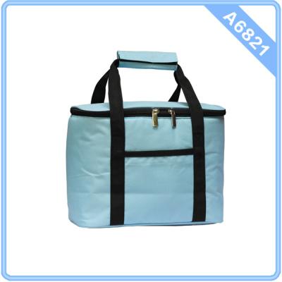 China HH-A6821 Blue Outdoor picnic soft cooler bag Thermos cooler bag for garden lunch party for sale