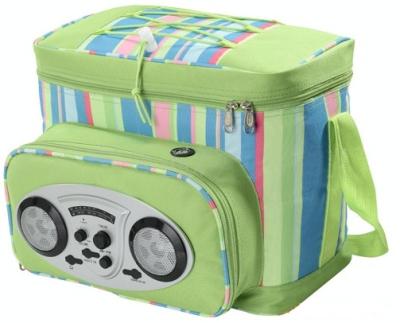 China Music cooler bag with speaker Thermos cooler bag for garden lunchbag for sale