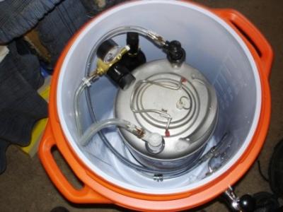 China Cooler for Homebrew Beer Keg for sale