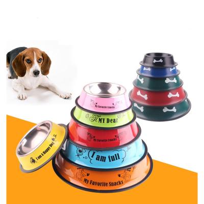 China Sustainable Cat Feeder Pet Bowl Stainless Steel Dog Bowl Pet Feeding for sale