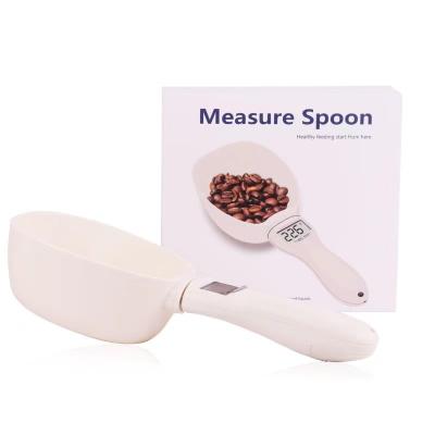 China Free Sample Cat Food Dog Food Weighing Spoon Automatic Pet Electronic Pet Weighing Product for sale