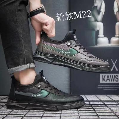 China Damping 2022 new men's lace-up casual shoes XLK0223 cheap shoes anti-skid wholesale high quality fashionable shoes for sale