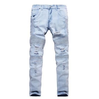 China Wholesale Fashion QUICK DRY Mens Jeans Fashion Ripped Wash Distressed Mens Jeans for sale