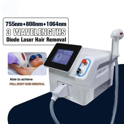 China Strong Power Diode Laser Hair Removal Machine Skin Rejuvenation Fast Permanent Hair Removal Device for sale