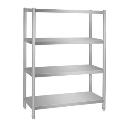 China Suitable for outdoor factory direct sales commercial stainless steel kitchen storage rack shelf stainless steel rack shelf for sale