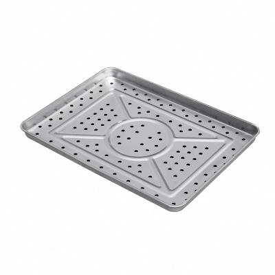 China Restaurant Home Factory Hotel Direct Sales Silver Tray Silver Tray Stainless Steel Food Trays for sale