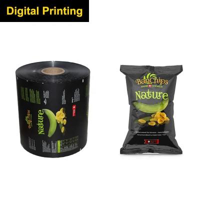 China MOQ Moistureproof 500pcs Custom Digital Printing Aluminum Foil Food Flexible Packaging Pouches Plastic Laminated Ziplock Bags Roll Stock Film for sale