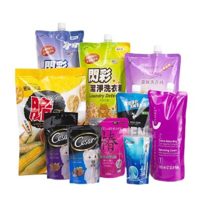 China Food Food Bag With Screw Lid Spout Pouch / Energy Drink Spout Pouch / Stand Up Aluminum Foil Spout Pouch for sale