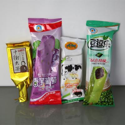 China Disposable Clear Laminated Popsicle Packaging Clear Bags Plastic Pouches For Ice Lolly Packaging for sale