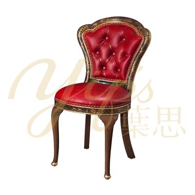 China Hand Painted Yips Side Chair Hand Painted Style Chinoiserie LD-1608-1426 Series Chinoiserie Dressing Classic Bedroom Furniture for sale